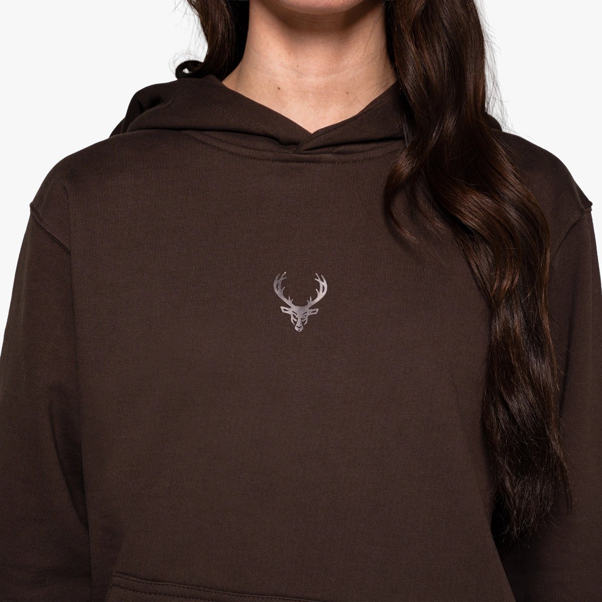Image of Heavyweight Hoodie - Color - Espresso Brown - Brown Logo - 20 / 24