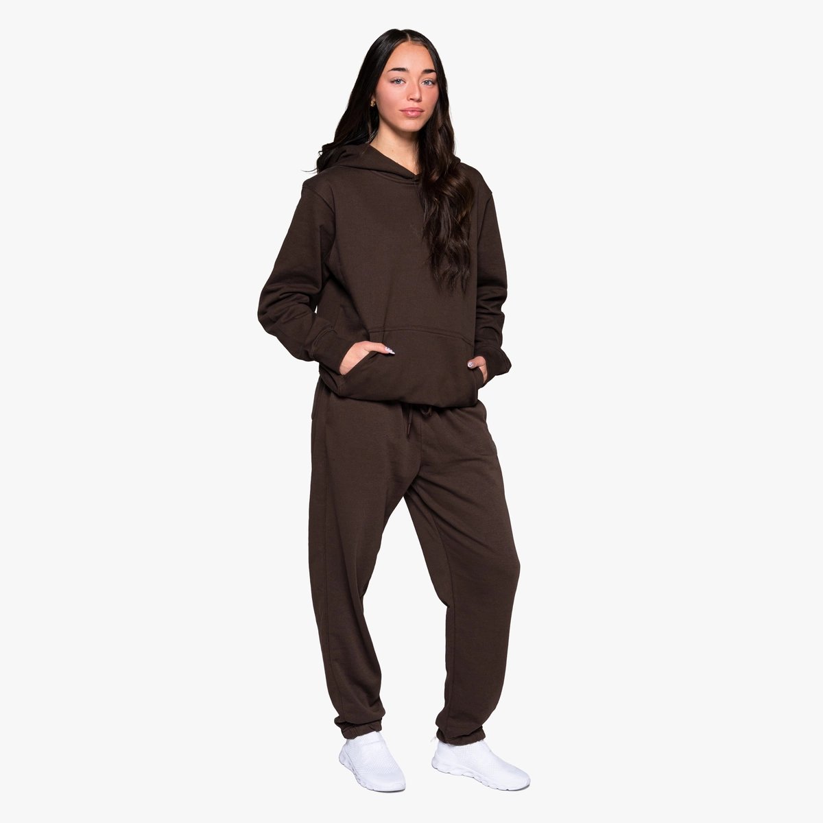 Image of Heavyweight Hoodie - Color - Espresso Brown - Brown Logo - 22 / 24