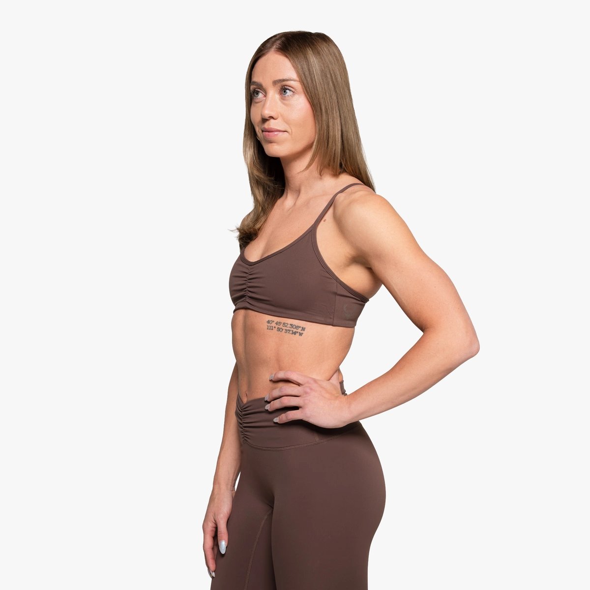 Image of Scrunch Bra - Color - Coco - Coco Logo