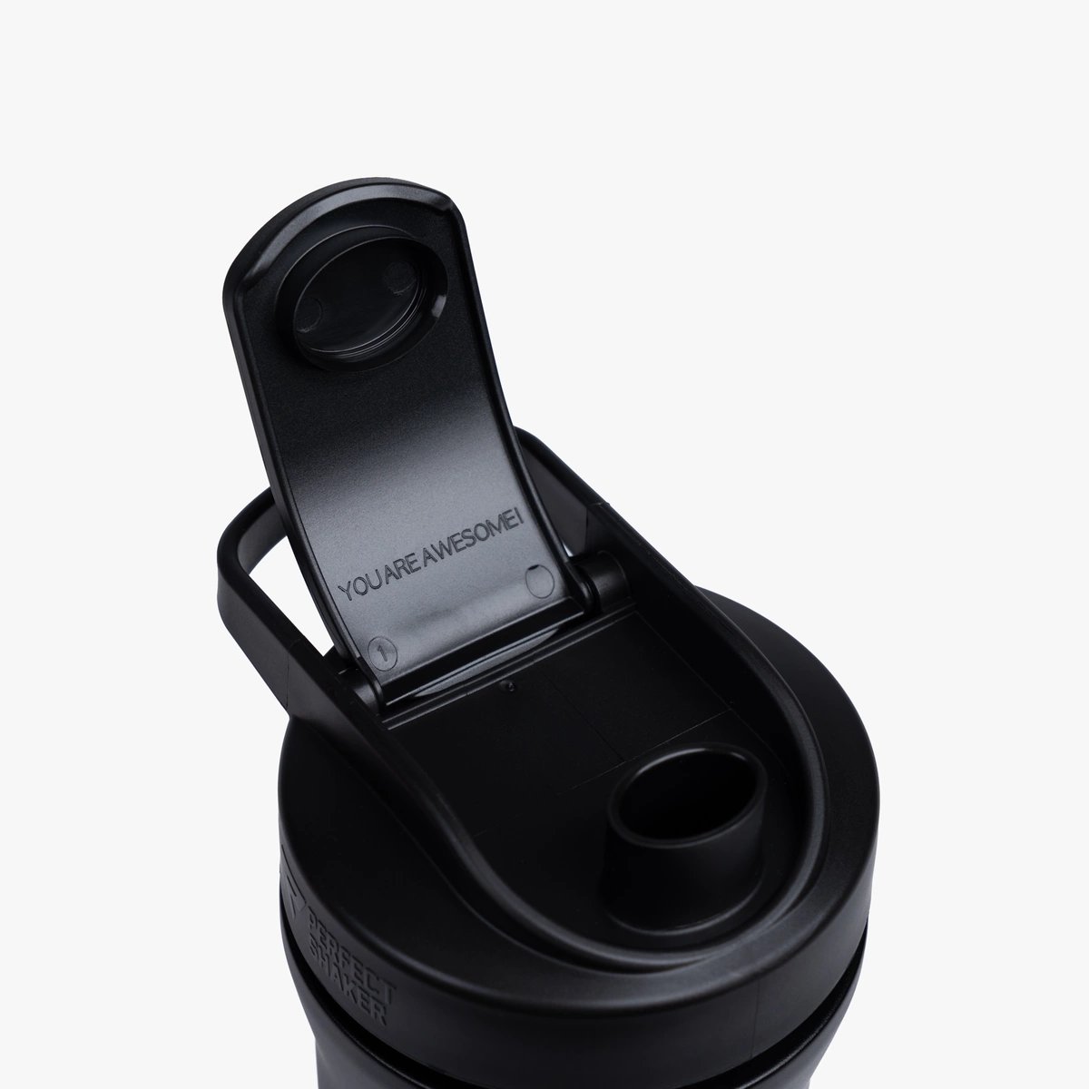 Image of Bucked Up Insulated Stainless Steel Shaker Bottle – 27oz - Color - Black