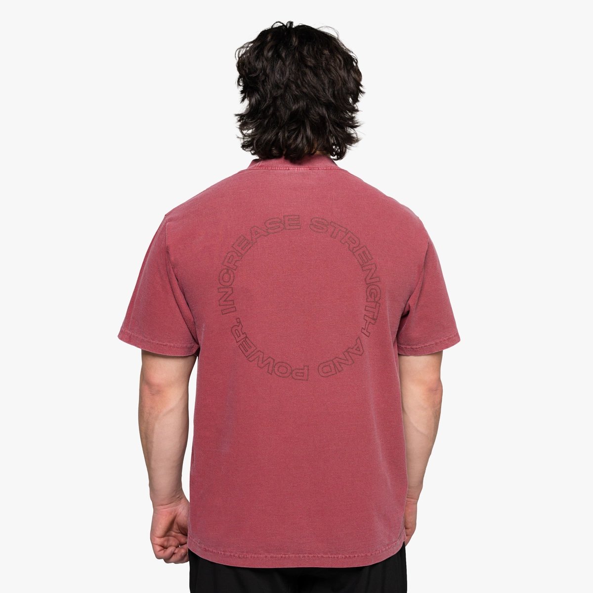 Image of Rise Like a Buck T-Shirt | Last Chance! - Color - Washed Red / Red Logo - 13 / 15