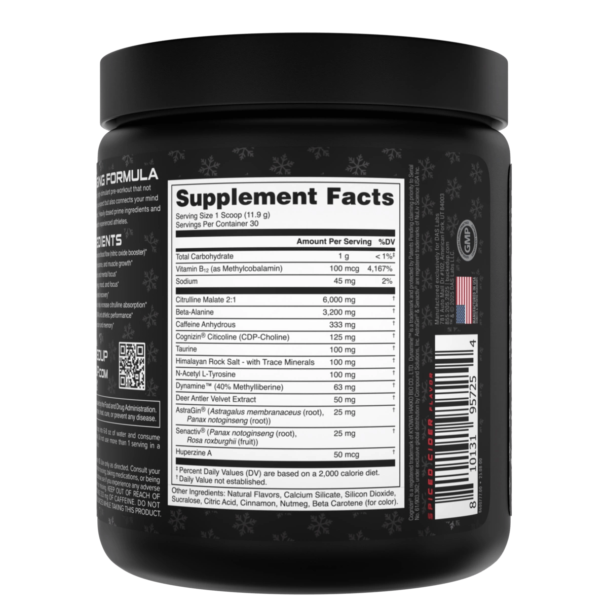 Image of LAST CHANCE FLAVORS - BAMF High Stimulant Nootropic Pre-Workout - Flavor - Spiced Cider