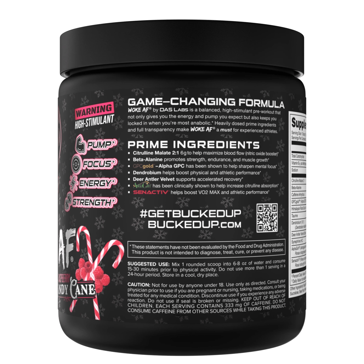 Image of LAST CHANCE FLAVORS - Woke AF - Flavor - Raspberry Candy Cane
