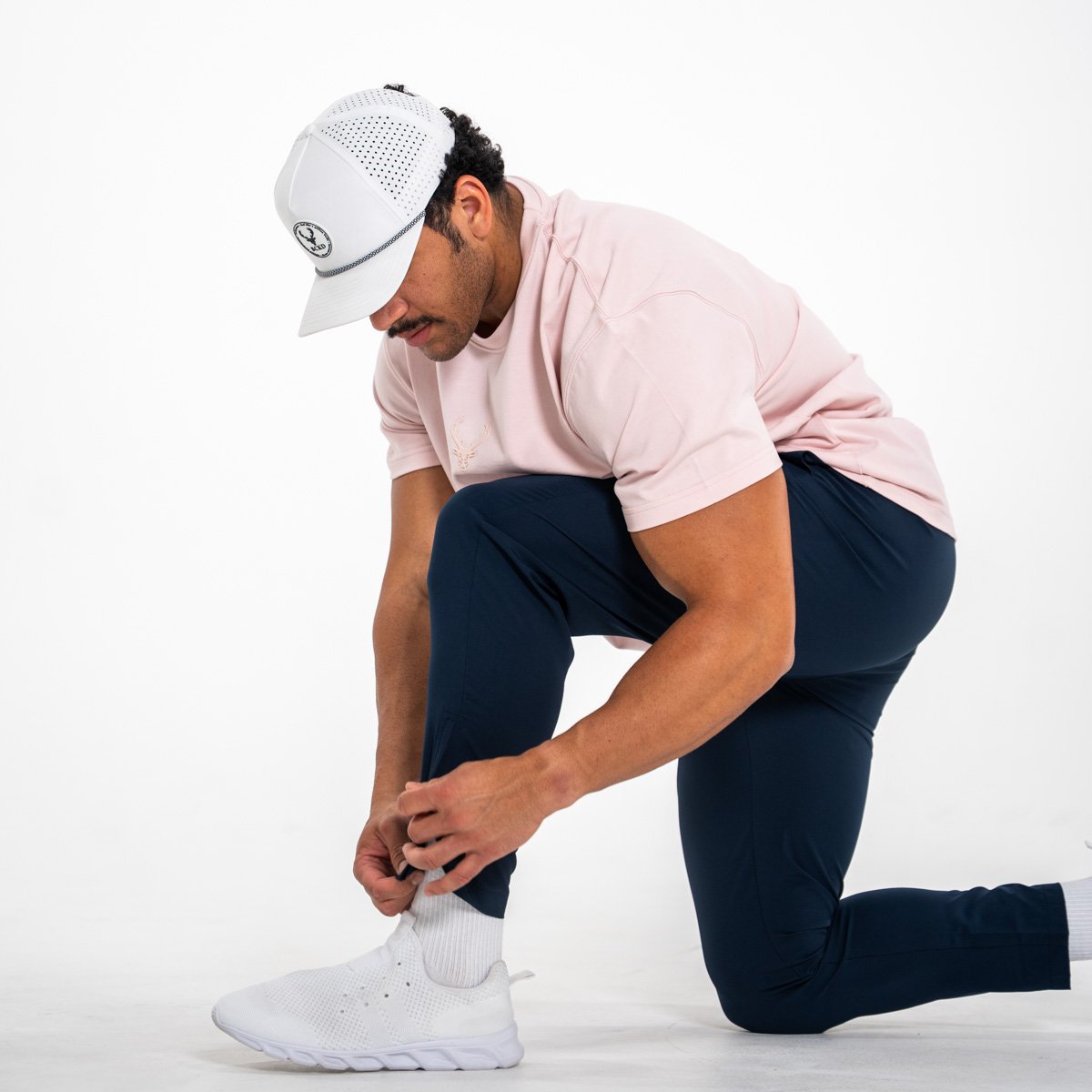 Image of Staple Pants - Color - Navy Blue - Navy Logo