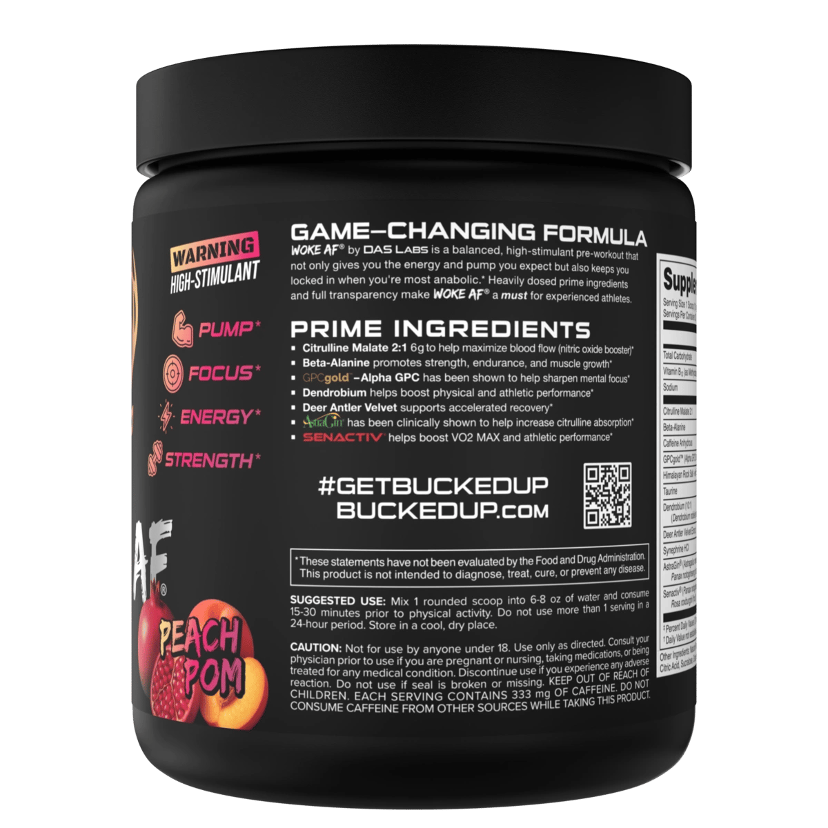 Image of LAST CHANCE FLAVORS - Woke AF - Flavor - Peach Pom