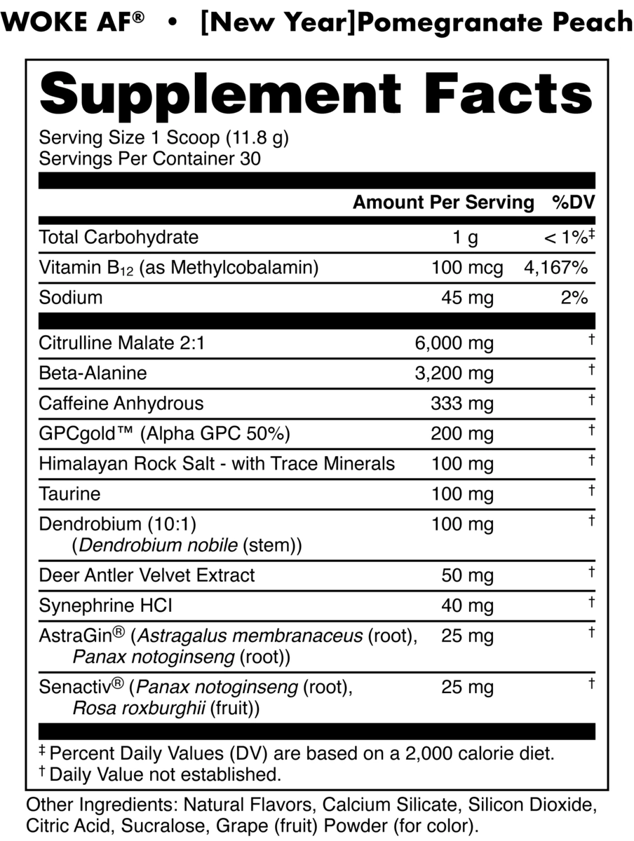 Image of LAST CHANCE FLAVORS - Woke AF - Flavor - Peach Pom