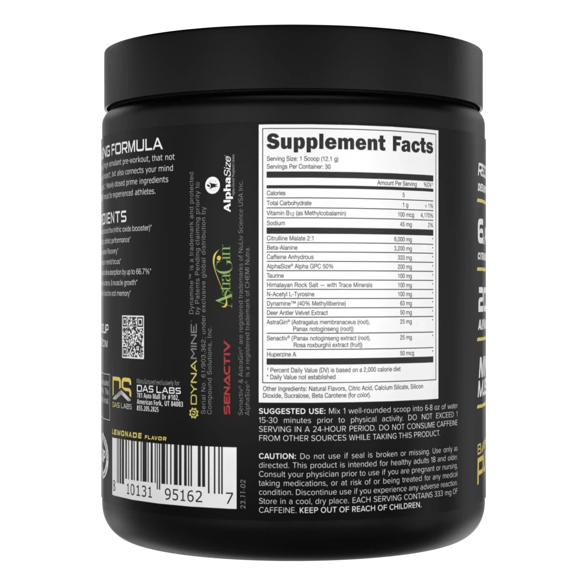 Image of LAST CHANCE FLAVORS - BAMF High Stimulant Nootropic Pre-Workout - Flavor - BKFC Lemonade