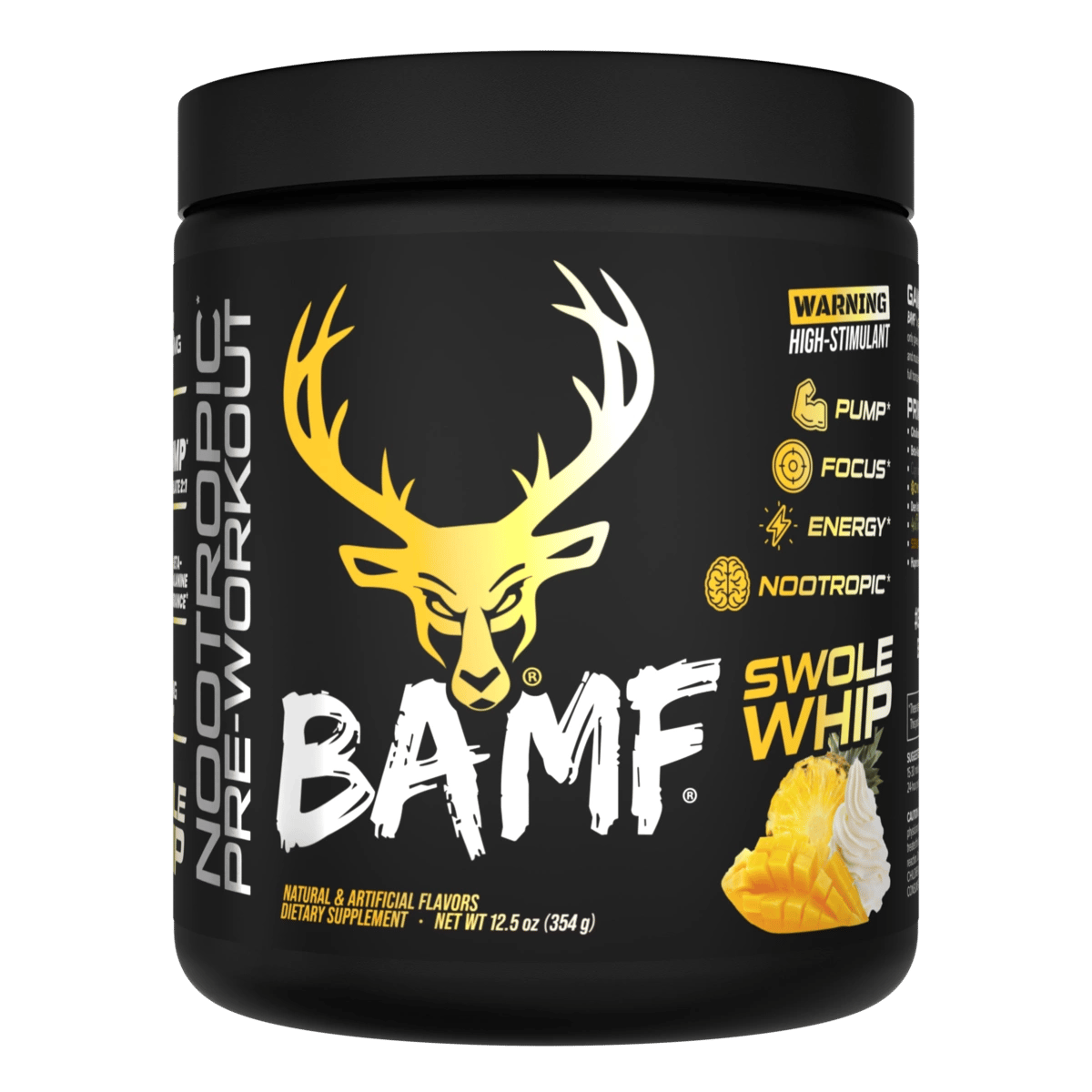 Image of LAST CHANCE FLAVORS - BAMF High Stimulant Nootropic Pre-Workout - Flavor - Swole Whip