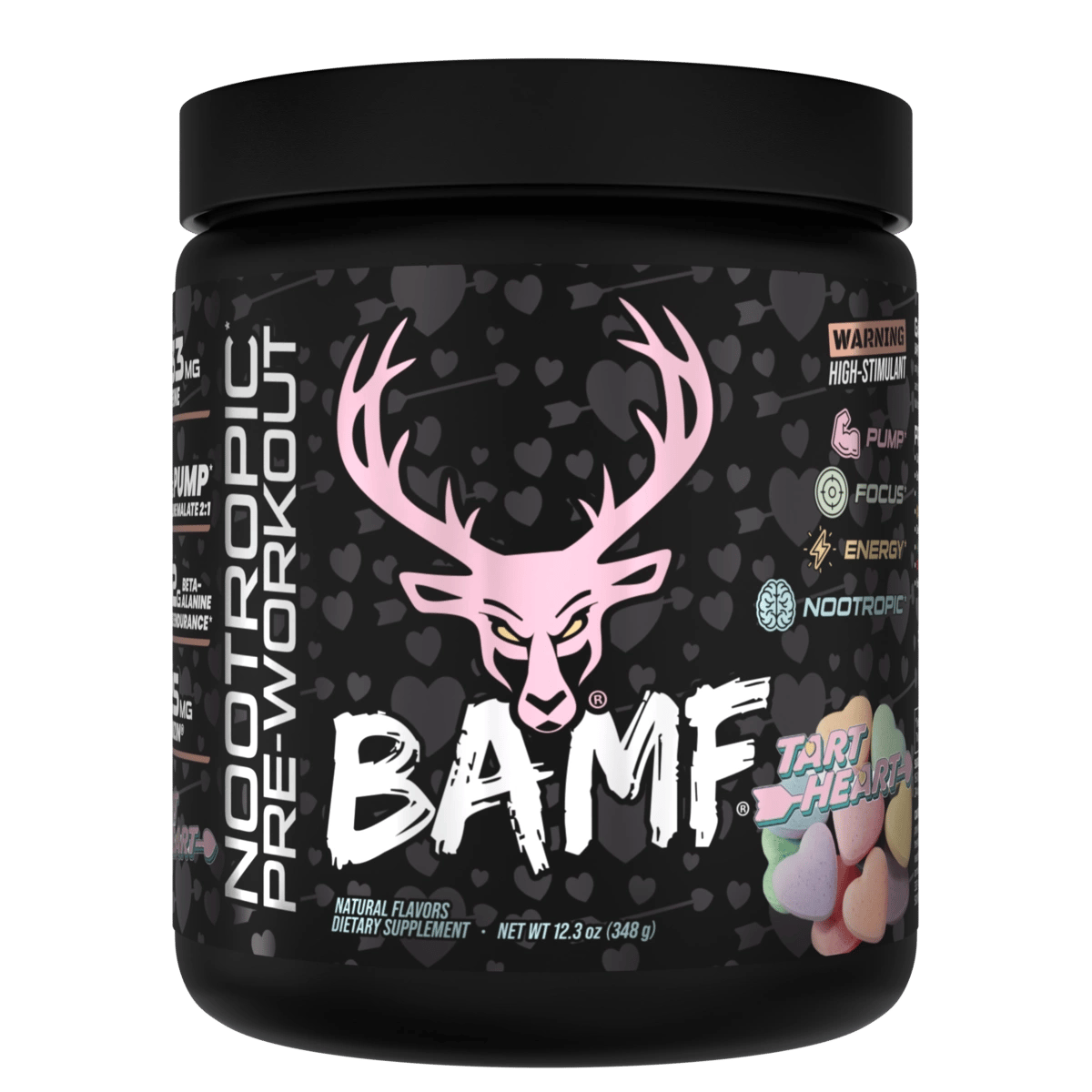 Image of LAST CHANCE FLAVORS - BAMF High Stimulant Nootropic Pre-Workout - Flavor - Tart Heart