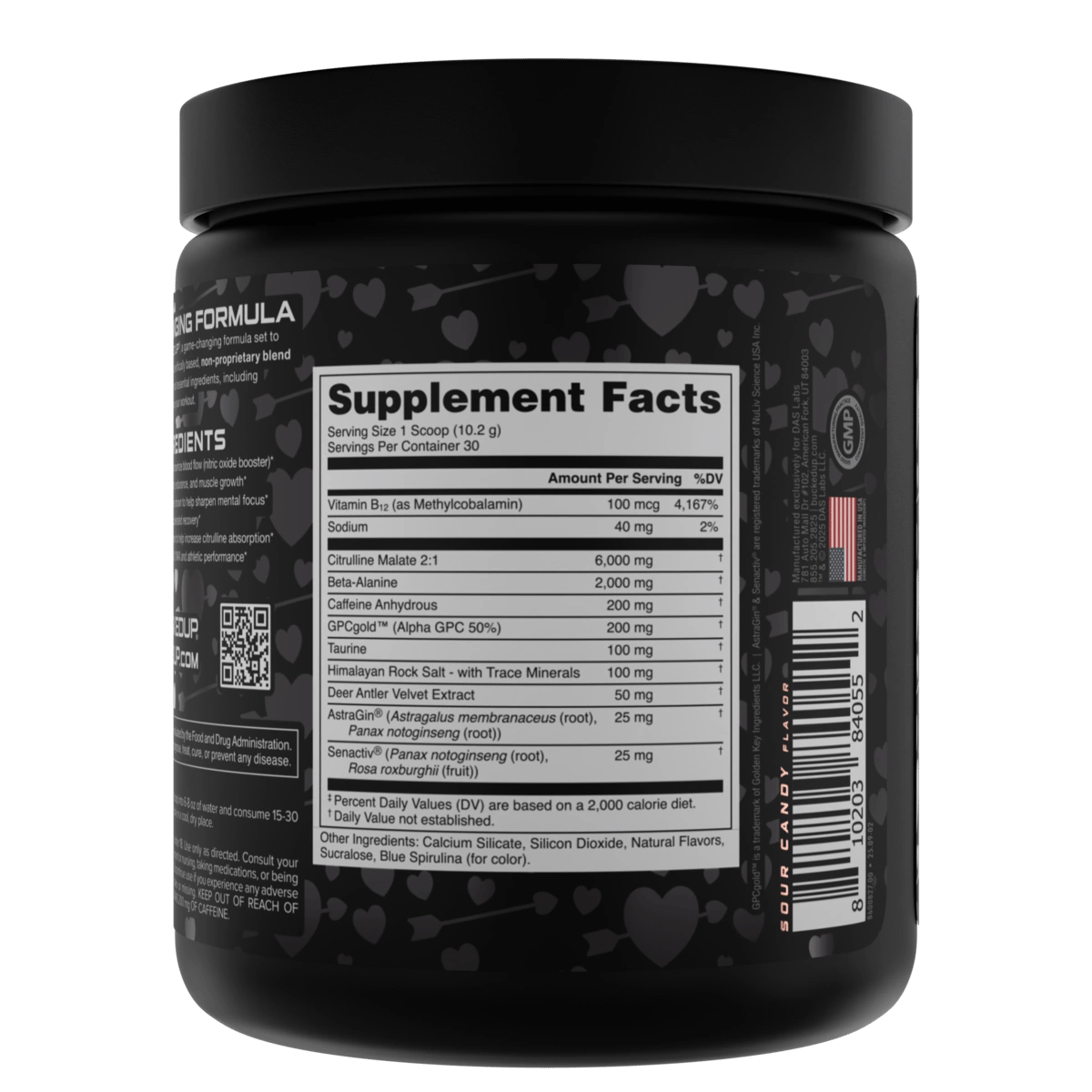 Image of LAST CHANCE FLAVORS - Bucked Up Pre-Workout - Flavor - Tart Heart