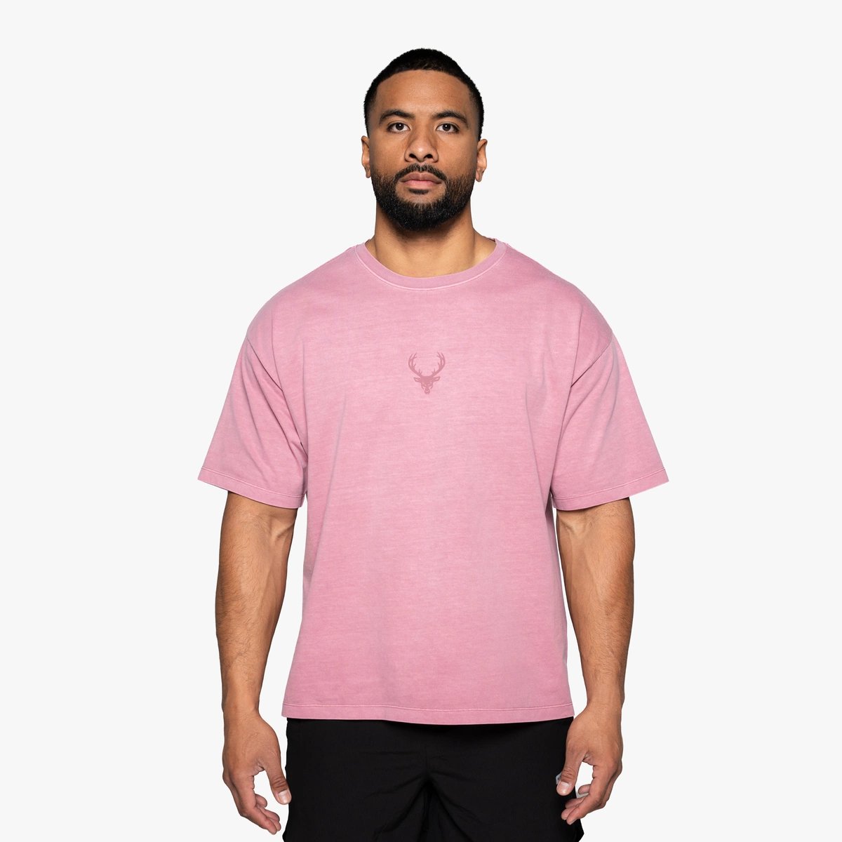 Image of Boxy Pump Cover - Color - Dusty Pink - Pink Logo