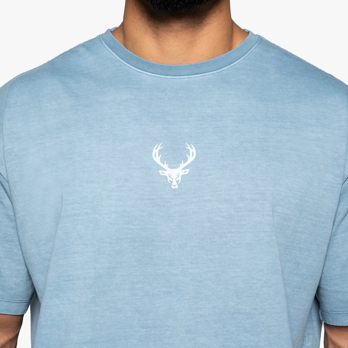 Image of Extended Pump Cover - Color - Light Blue - Blue Logo