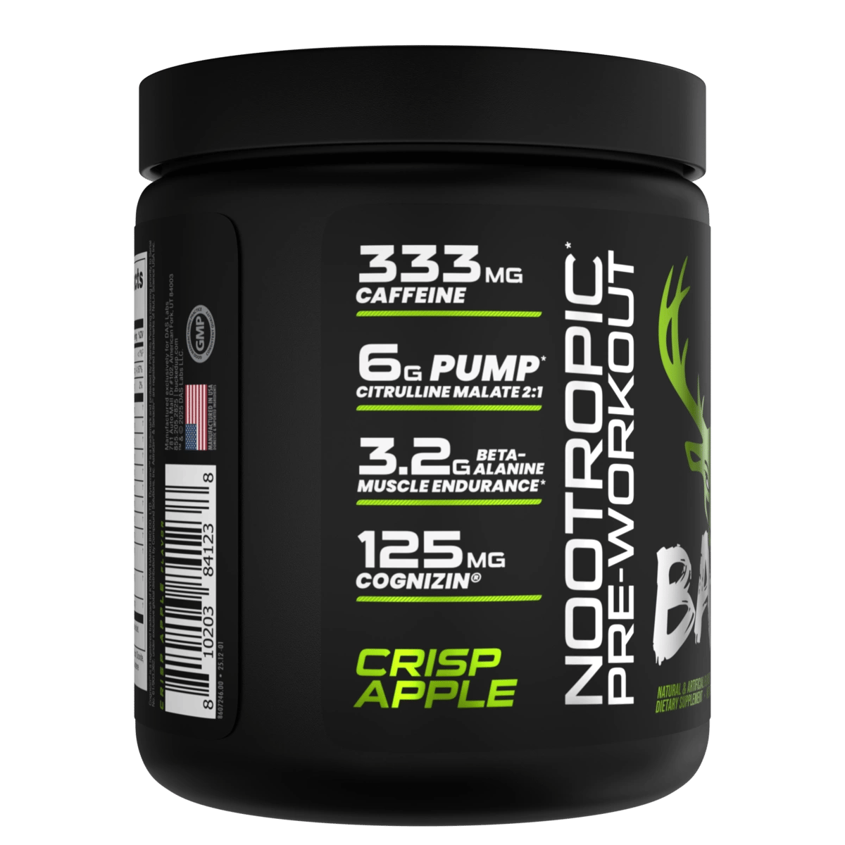 Image of BAMF High Stimulant Nootropic Pre-Workout Limited-Time Flavors - Flavor - Crisp Apple - 3 / 5
