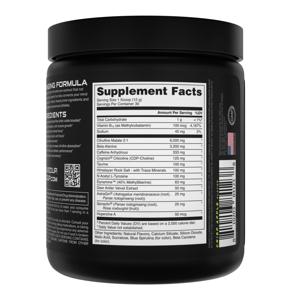 Image of BAMF High Stimulant Nootropic Pre-Workout Limited-Time Flavors - Flavor - Crisp Apple - 4 / 5