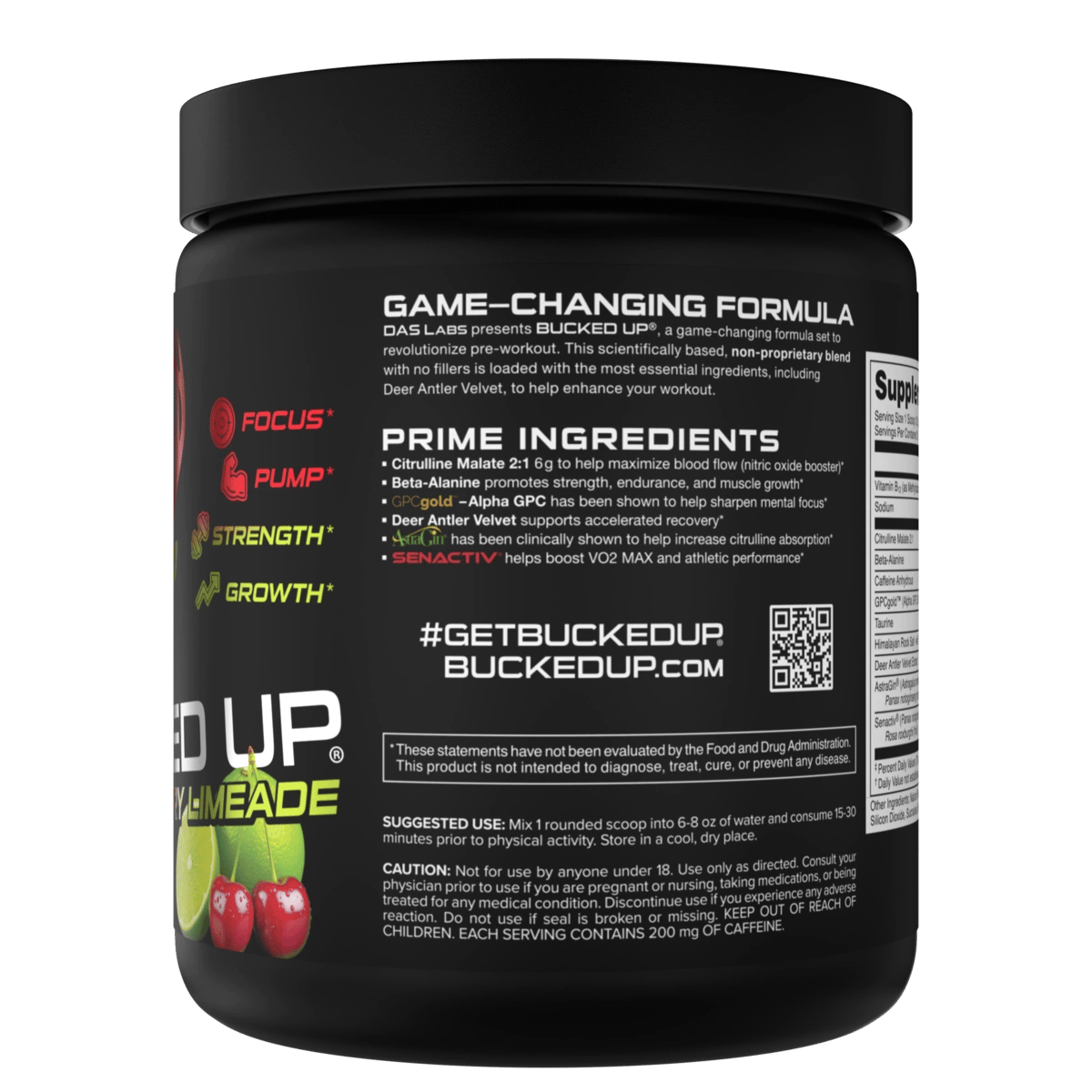 Image of Bucked Up Pre-Workout Limited-Time Flavors - Flavor - Cherry Limeade - 2 / 5