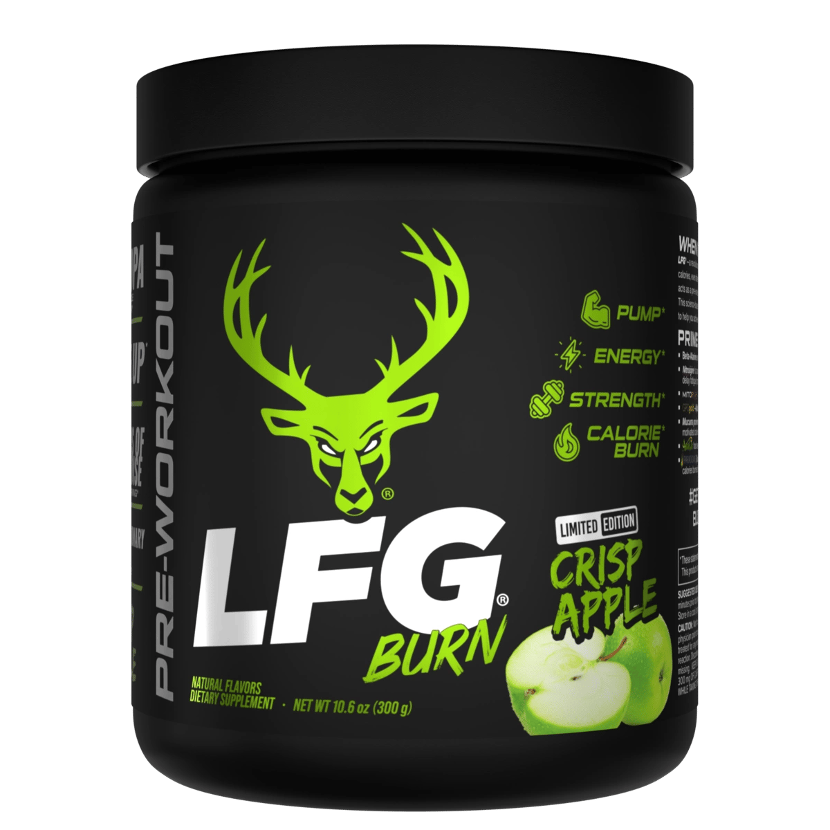 Image of LFG Burn Thermogenic Pre-Workout Limited-Time Flavors - Flavor - Crisp Apple