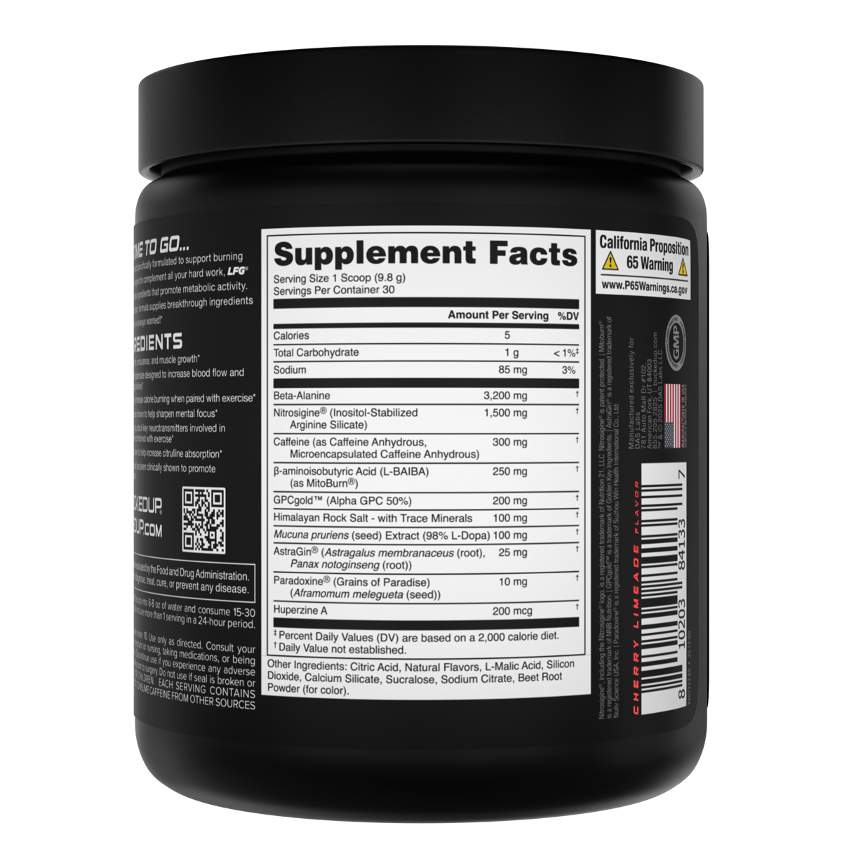 Image of LFG Burn Thermogenic Pre-Workout Limited-Time Flavors - Flavor - Cherry Limeade