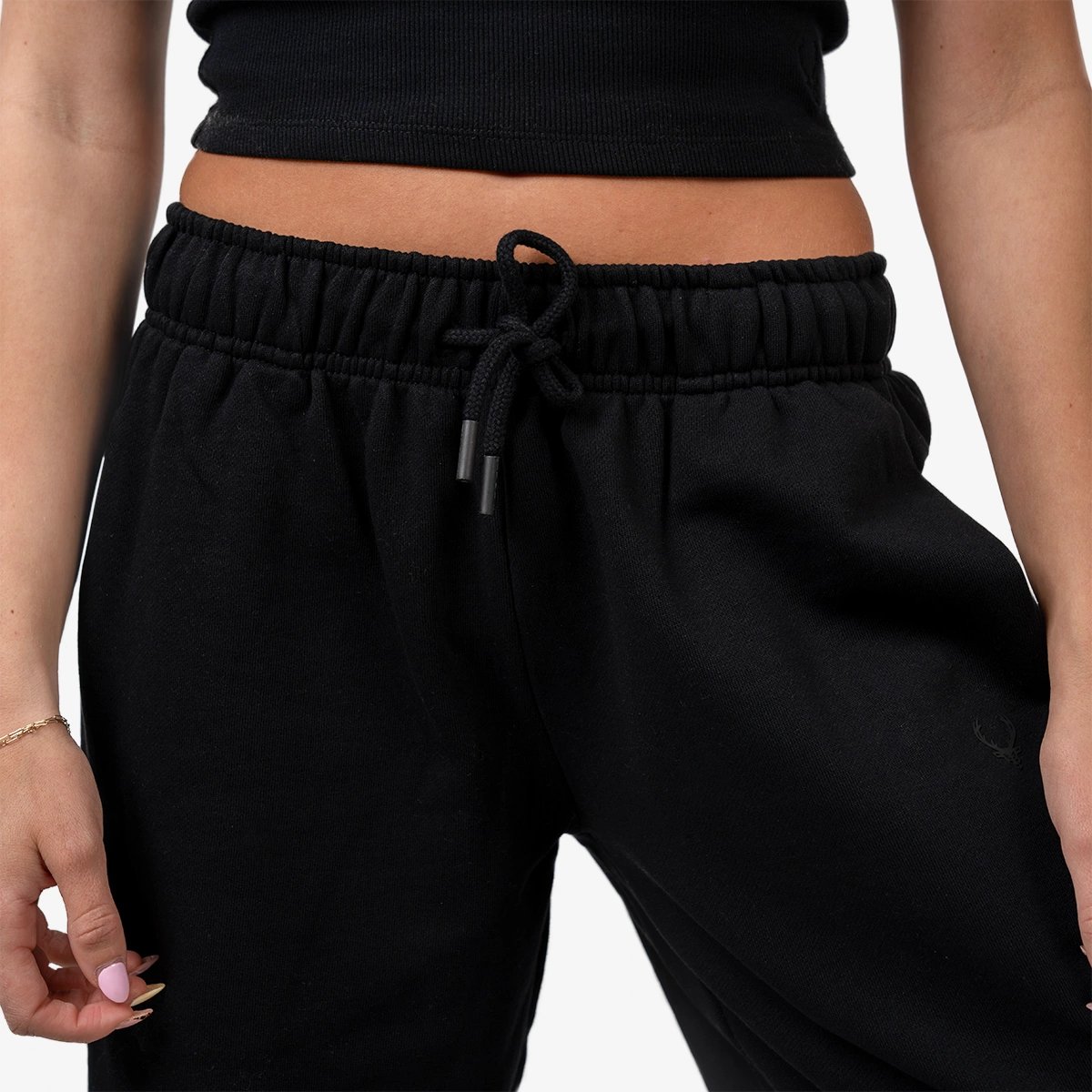 Image of Women's Straight Leg Sweatpants - Color - Black