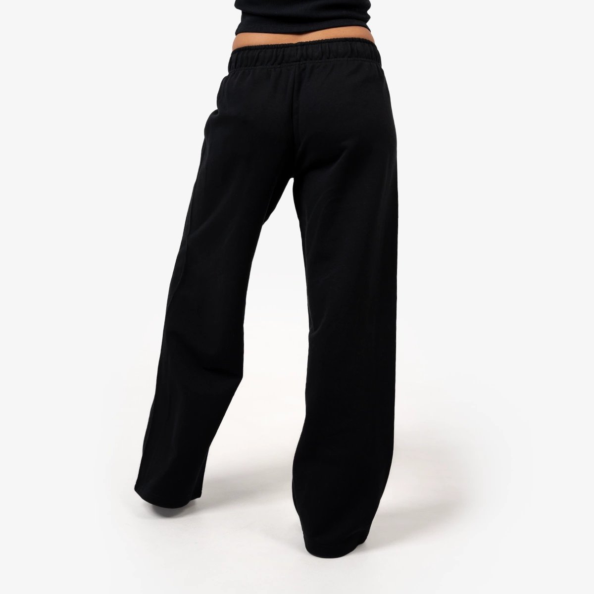 Image of Women's Straight Leg Sweatpants - Color - Black