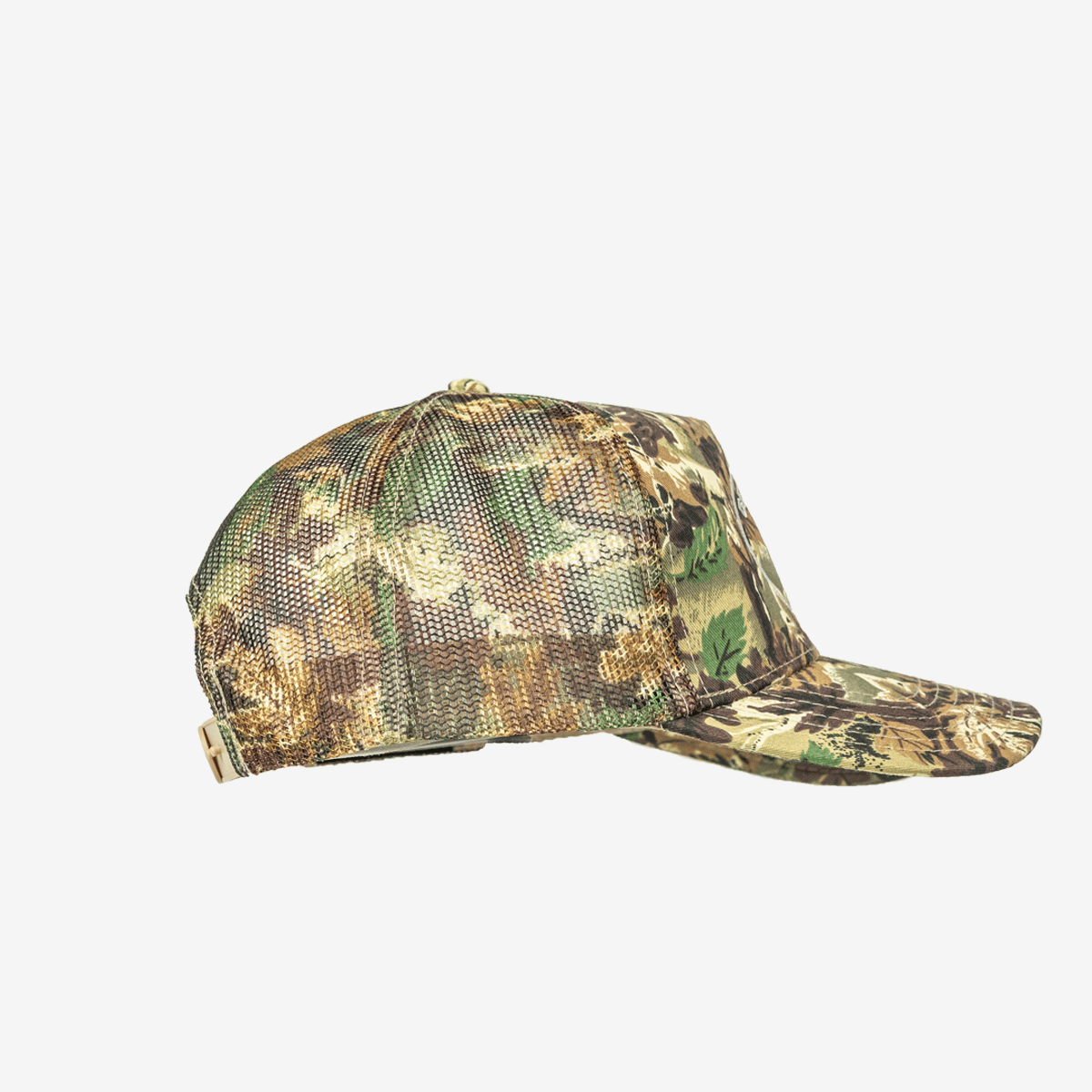 Image of Trucker Hat - Camo - Color - Green Camo - White Embroidered Logo - 14 / 14