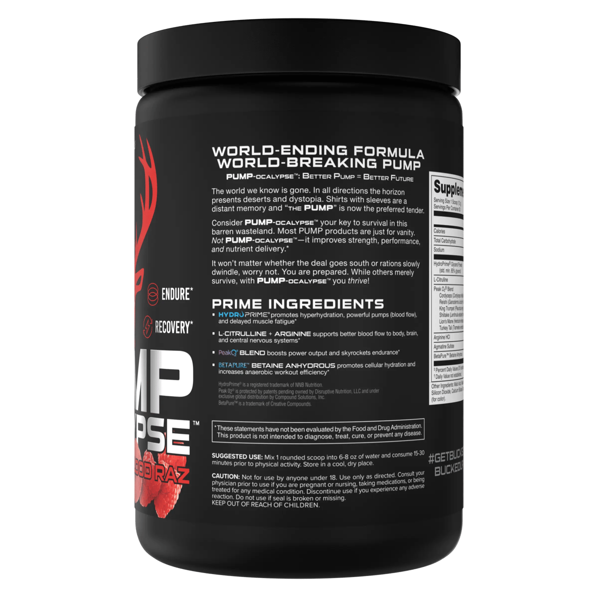 Image of PUMP-OCALYPSE - Flavor - Blood Raz - 2 / 3
