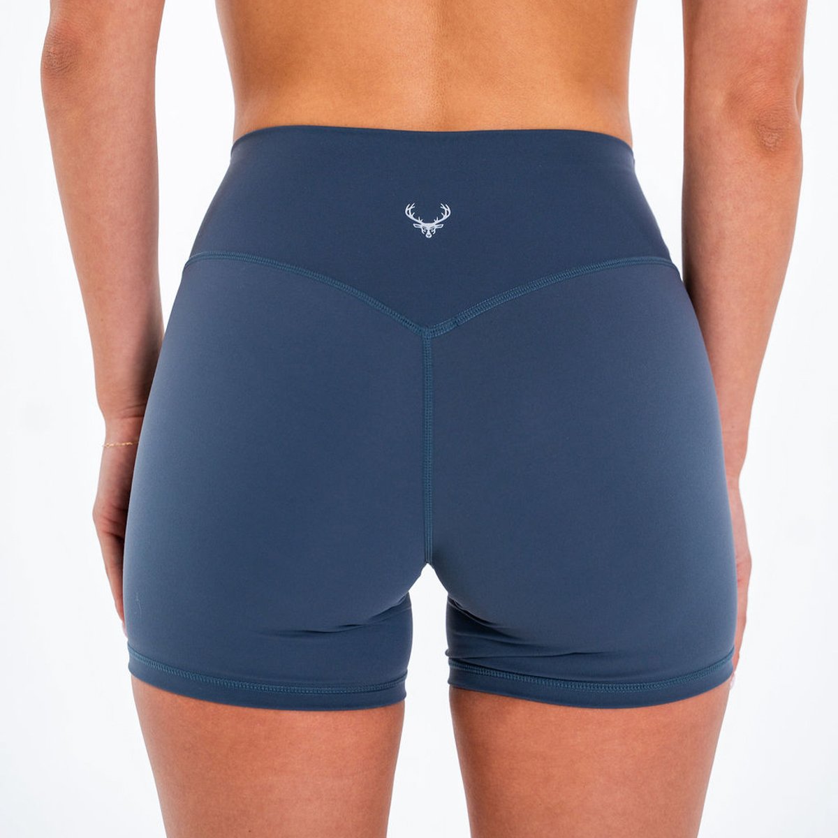 Image of Sculpt Short 5" - Color - Steel Blue - Silver Logo