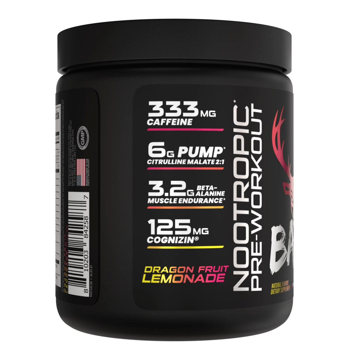 Image of BAMF High Stimulant Nootropic Pre-Workout Limited-Time Flavors - Flavor - Dragon Fruit Lemonade