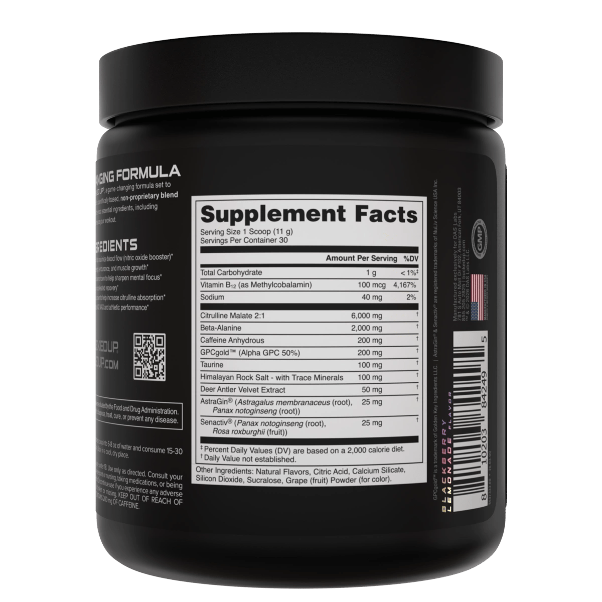 Image of Bucked Up Pre-Workout Limited-Time Flavors - Flavor - Blackberry Lemonade