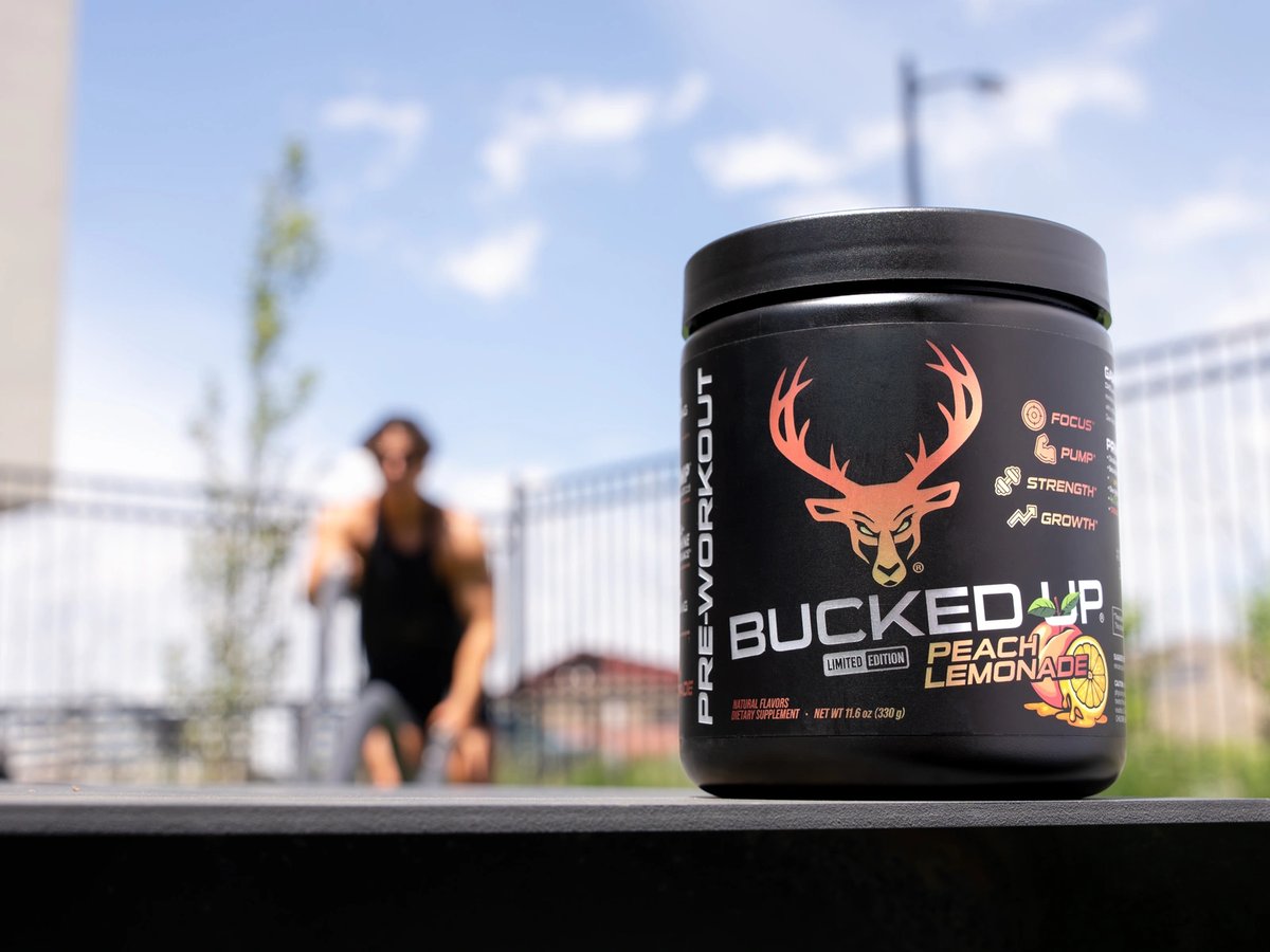 Image of Bucked Up Pre-Workout Limited-Time Flavors - Flavor - Peach Lemonade