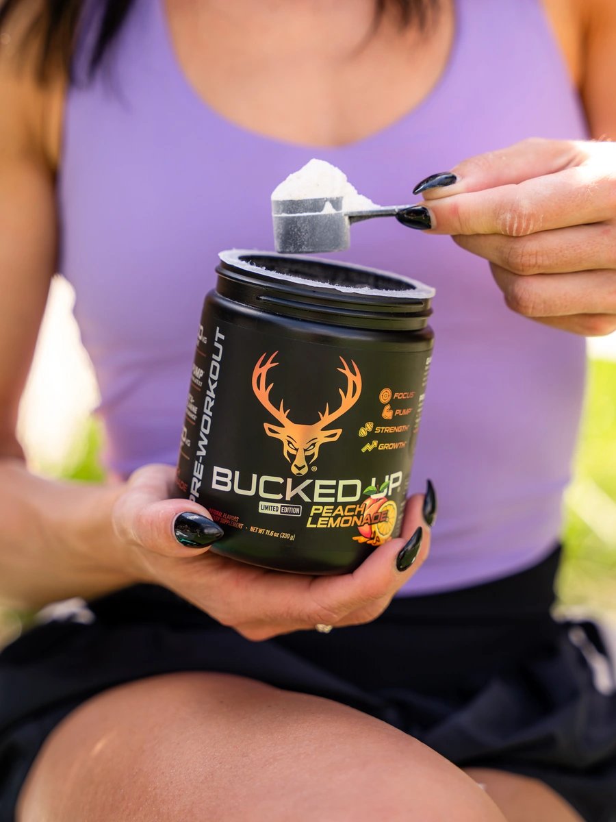 Image of Bucked Up Pre-Workout Limited-Time Flavors - Flavor - Peach Lemonade