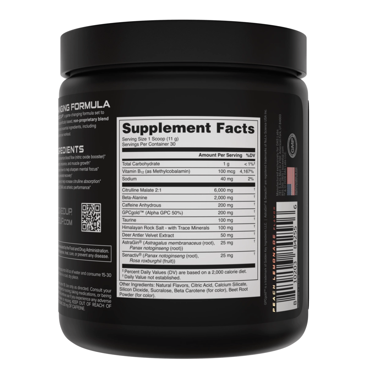 Image of Bucked Up Pre-Workout Limited-Time Flavors - Flavor - Peach Lemonade
