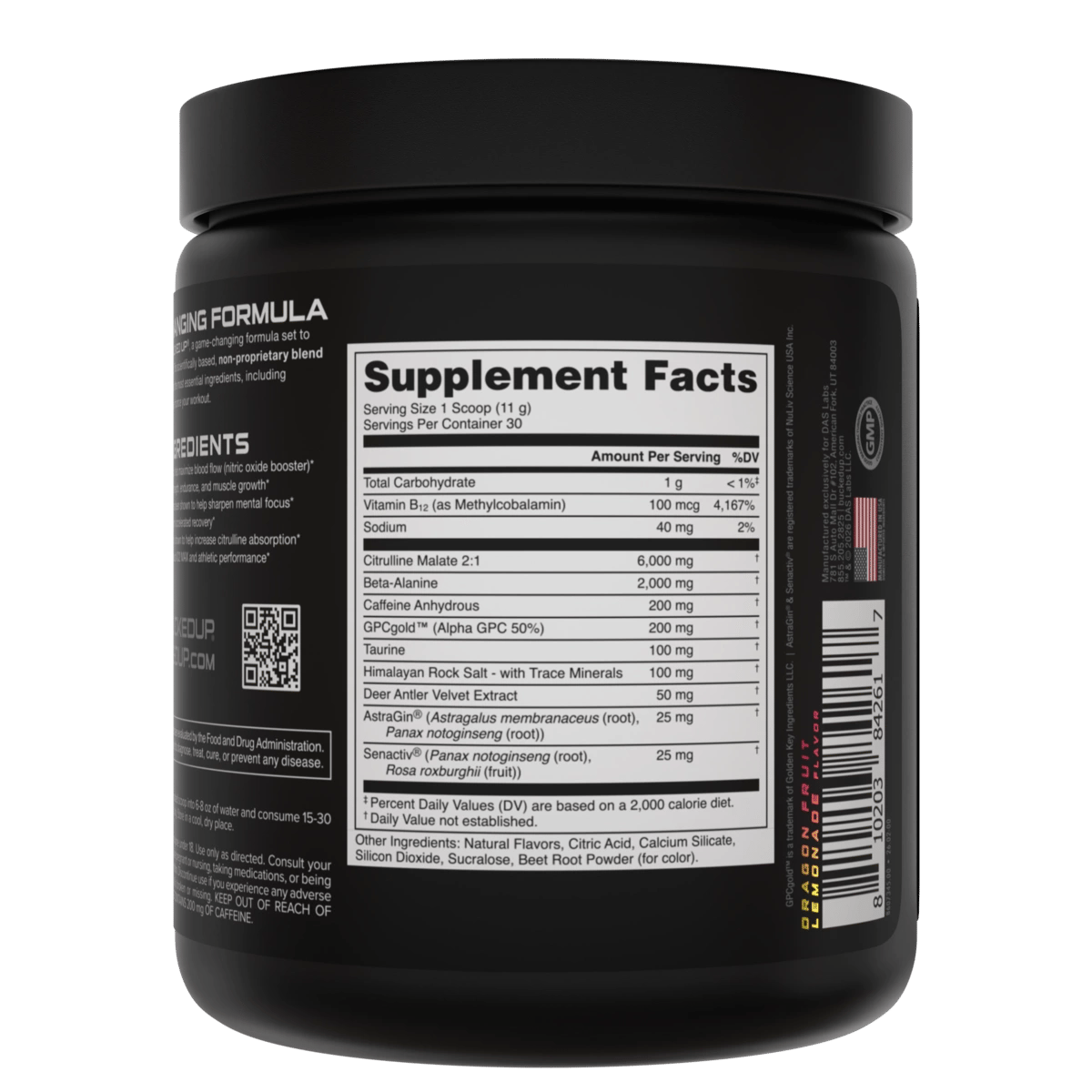 Image of Bucked Up Pre-Workout Limited-Time Flavors - Flavor - Dragon Fruit Lemonade - 4 / 5