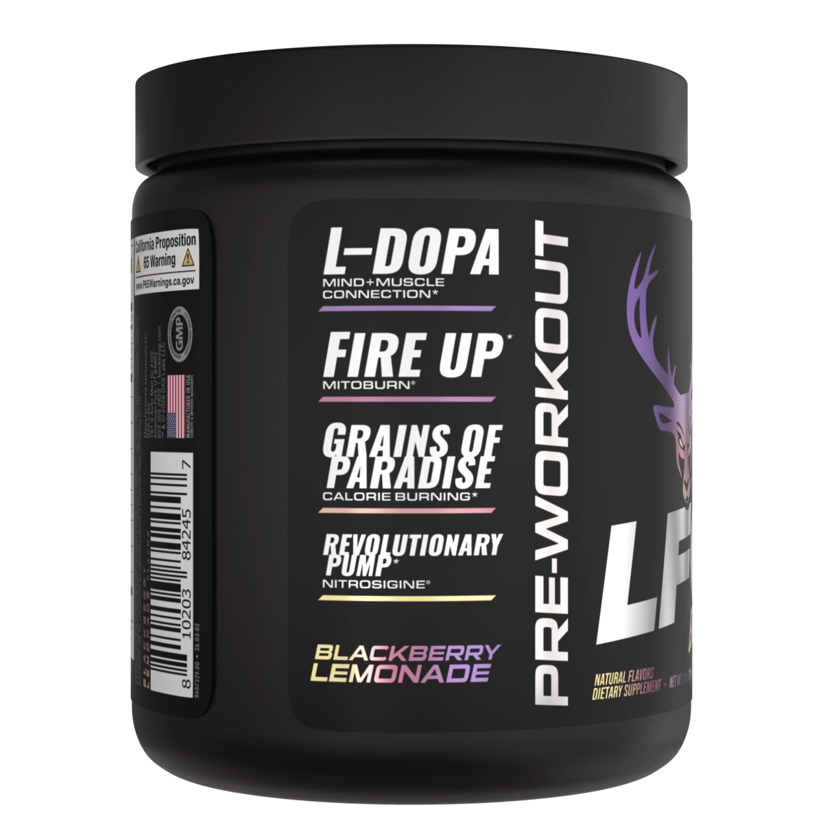 Image of LFG Burn Thermogenic Pre-Workout Limited-Time Flavors - Flavor - Blackberry Lemonade