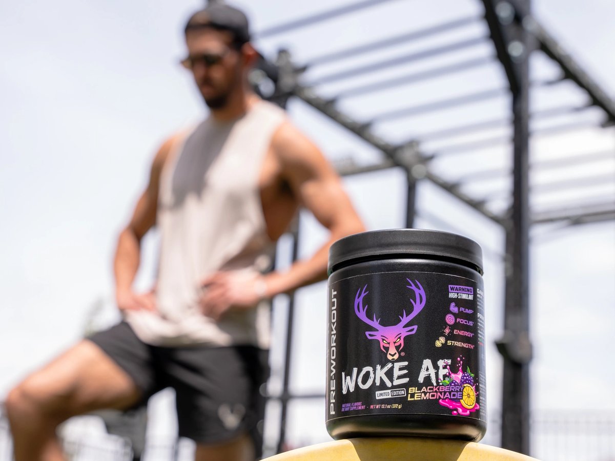 Image of Woke AF Pre-Workout Limited-Time Flavors - Flavor - Blackberry Lemonade
