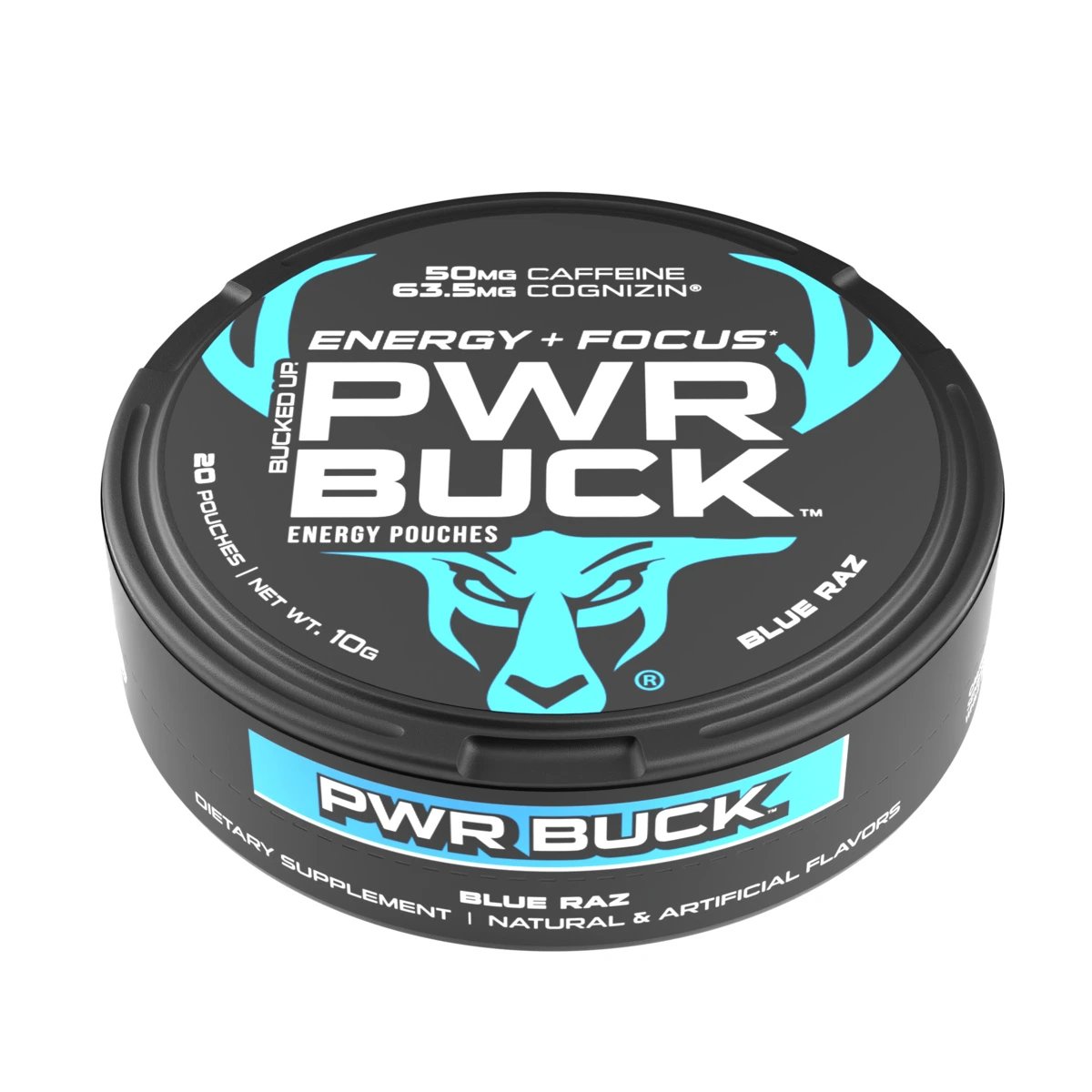 PWR Buck Energy Pouches - Flavor - Blue Raz