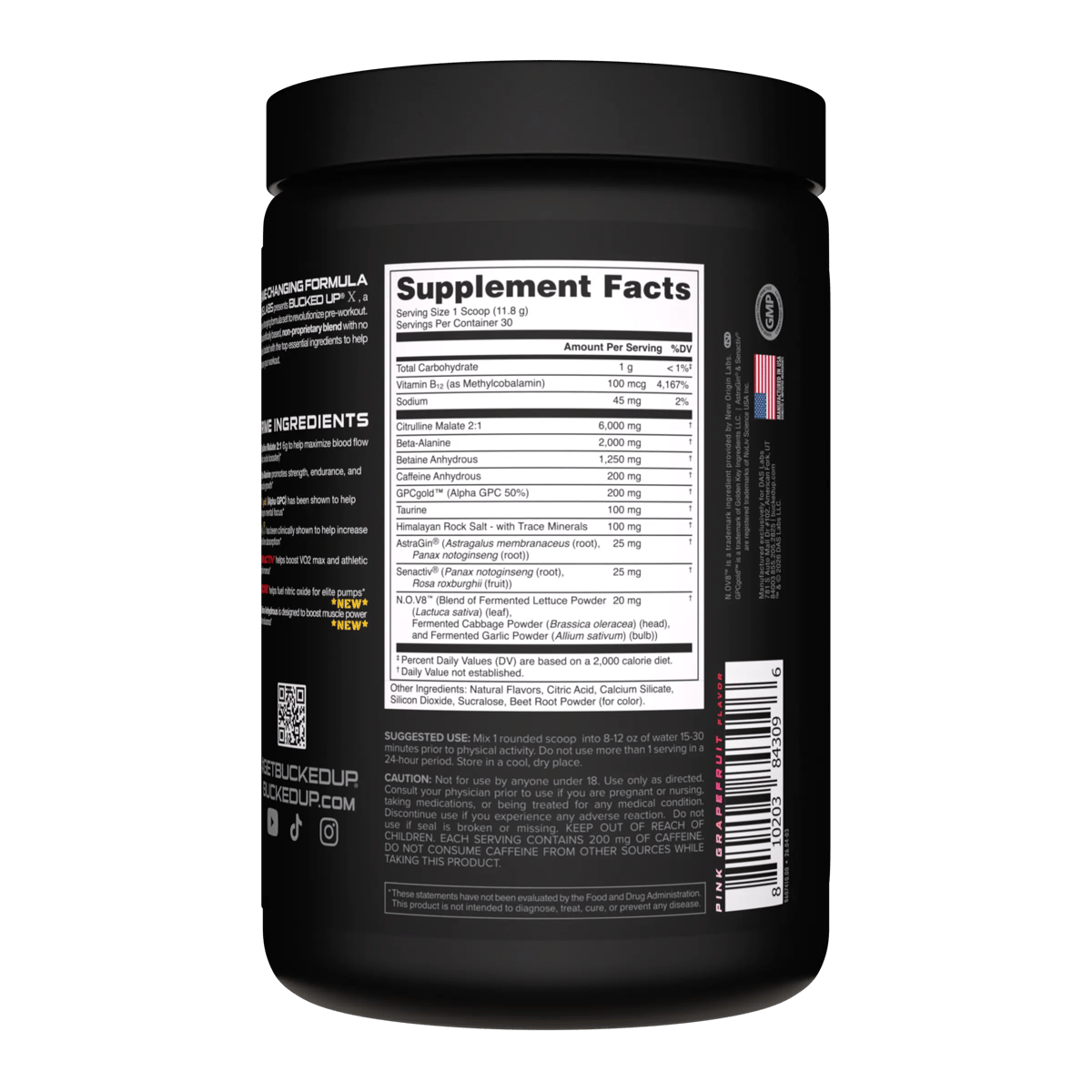 Image of Anniversary X Pre-Workout - Type/Flavor - Bucked Up Pre X - Ruby Red