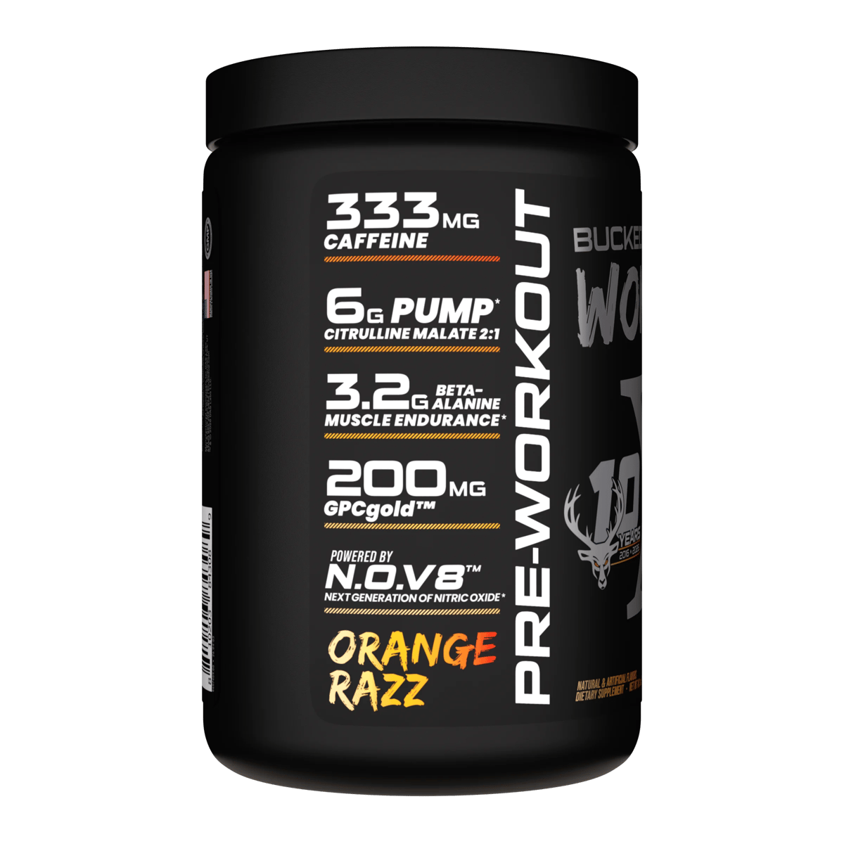 Image of Anniversary X Pre-Workout - Type/Flavor - Woke AF X - Orange Razz