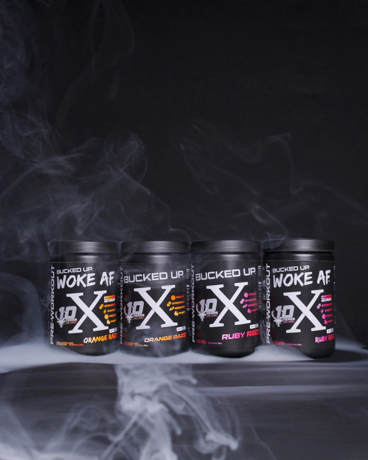 Image of Anniversary X Pre-Workout - Type/Flavor - Woke AF X - Orange Razz