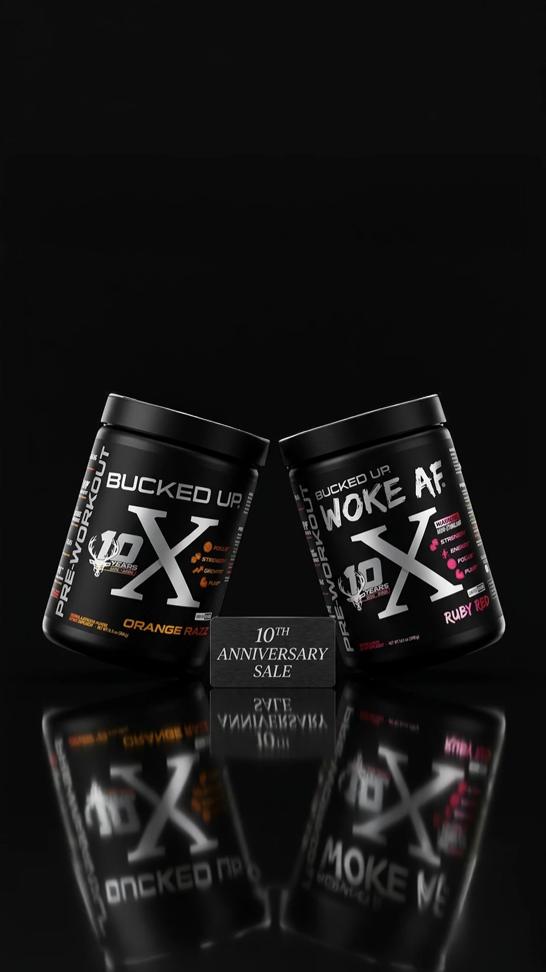 Image of Anniversary X Pre-Workout - Type/Flavor - Woke AF X - Ruby Red