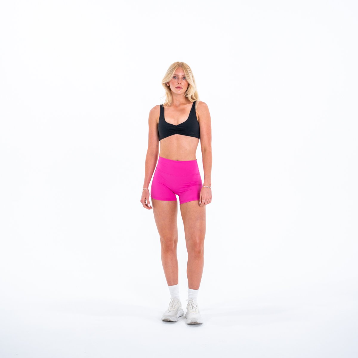 Image of Base Short 4" - Color - Barbie / Silver Logo
