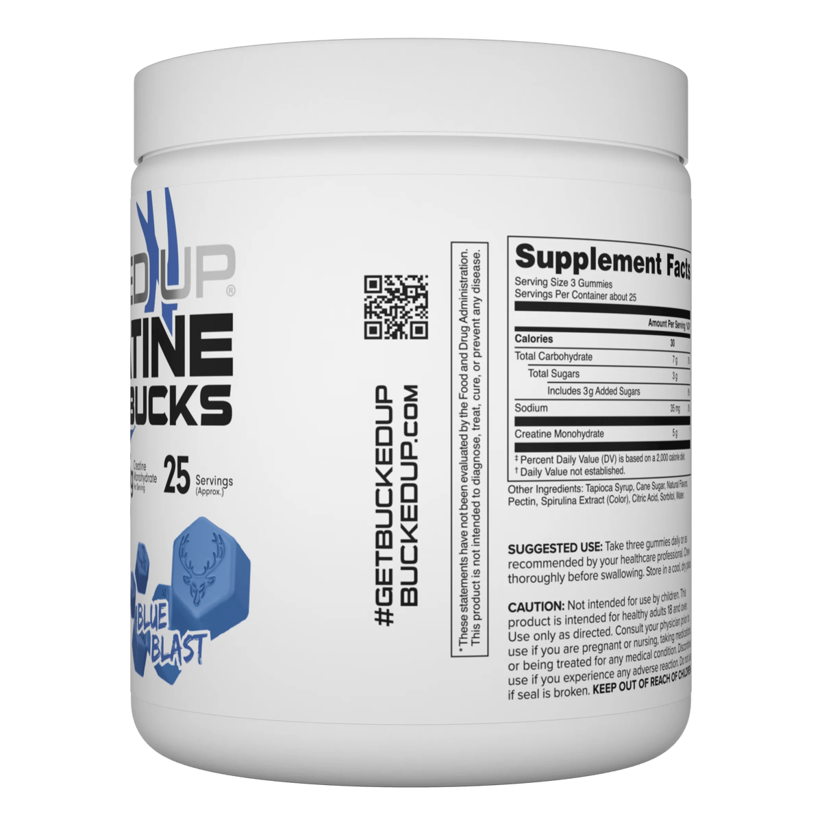 Image of Creatine Gummies Canister - Flavor - Blue Blast - 2 / 4