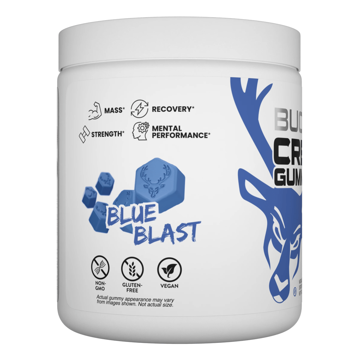 Image of Creatine Gummies Canister - Flavor - Blue Blast - 3 / 4