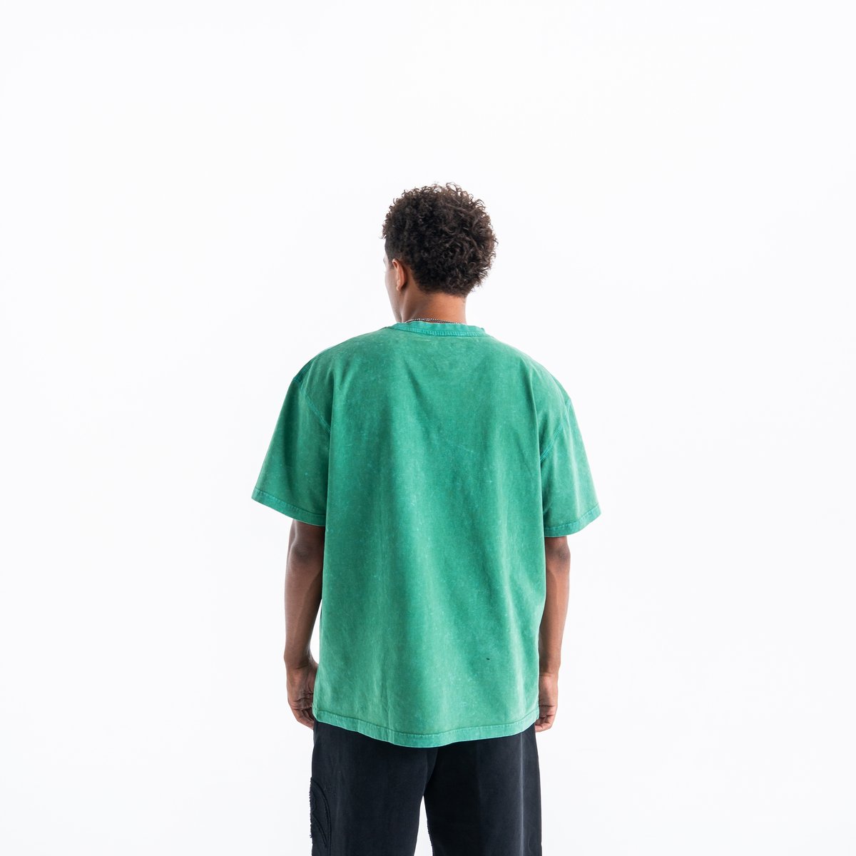 Image of Gym Strength T-Shirt - Color - Green - White Logo - 3 / 3