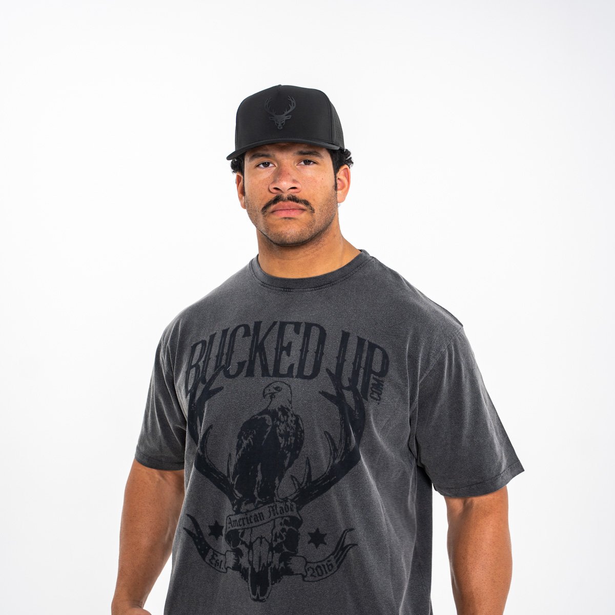 Image of Freedom Rider T-Shirt - Color - Dark Gray - Black - 3 / 4