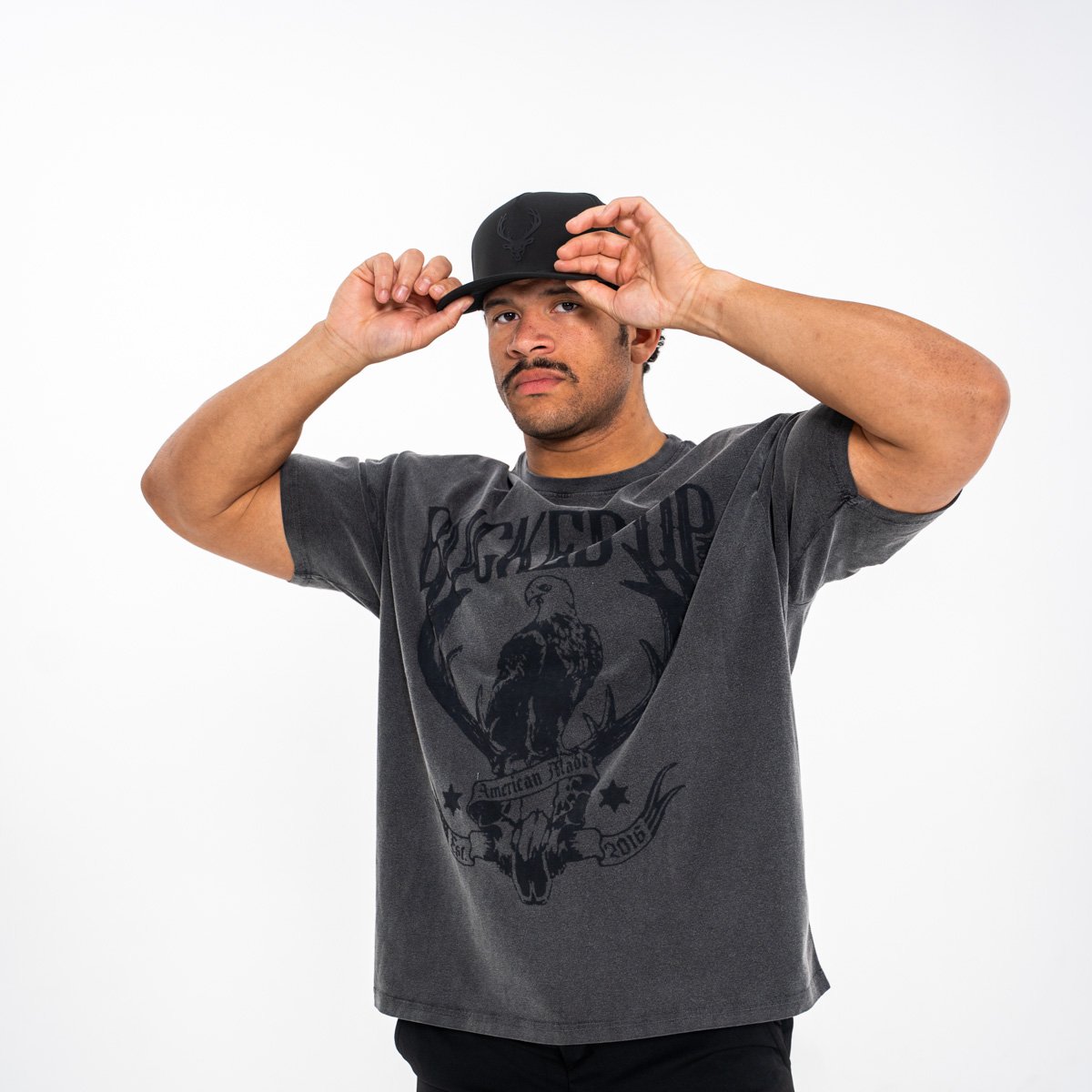 Image of Freedom Rider T-Shirt - Color - Dark Gray - Black - 2 / 4