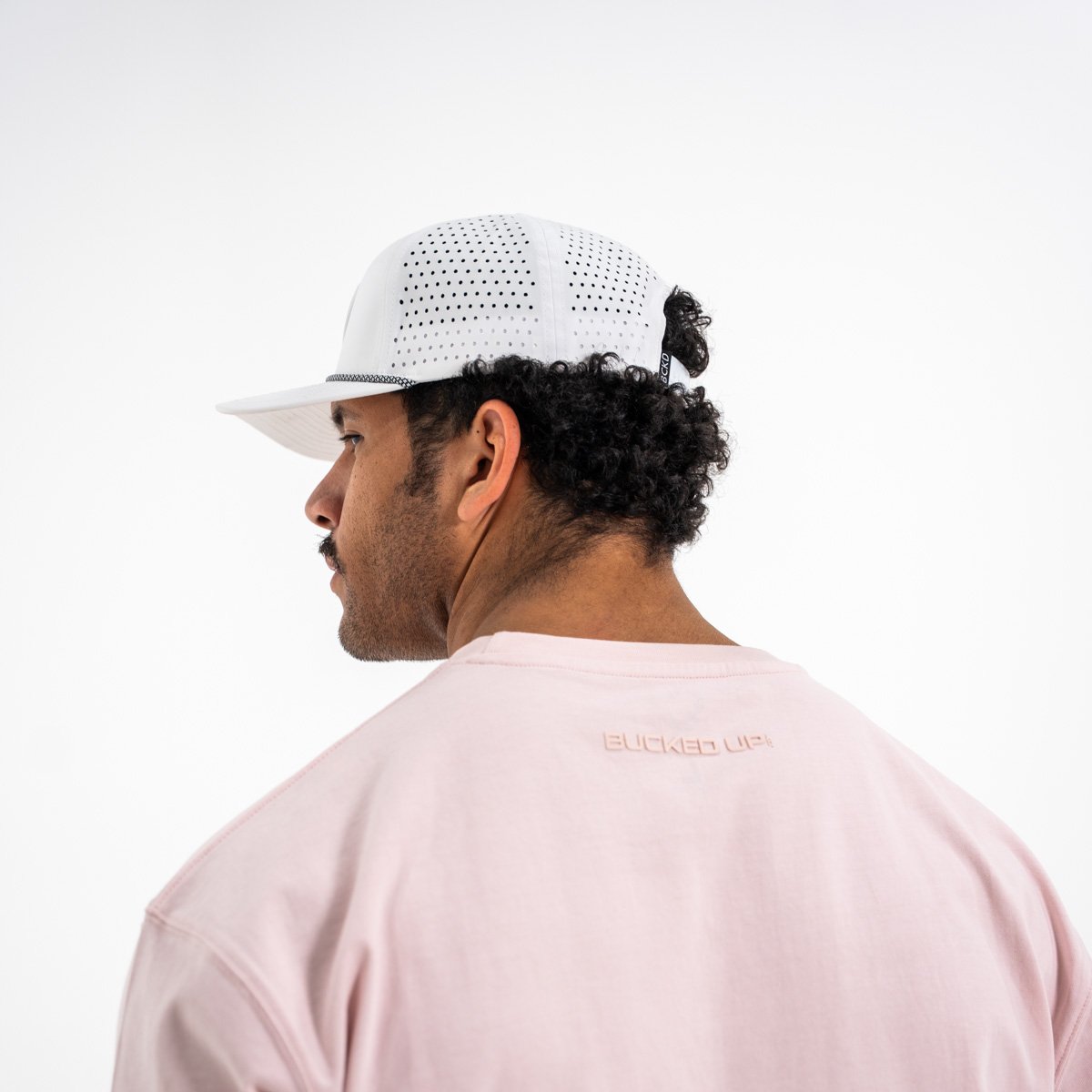 Image of Heavyweight Pump Cover T-Shirt - Color - Oyster / Oyster Logo - 3 / 3