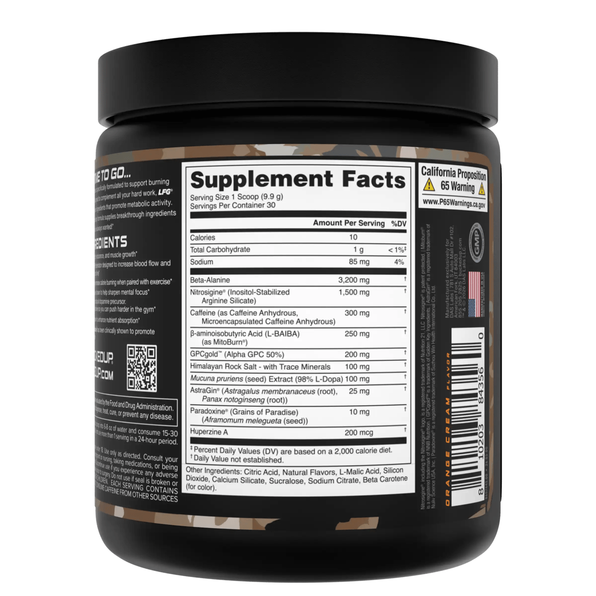 Image of LFG Burn Thermogenic Pre-Workout - Flavor - Hunt - Orange Cream - 4 / 5