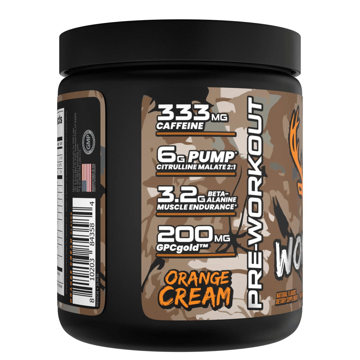 Image of Woke AF - High Stimulant Pre-Workout - Flavor - Hunt - Orange Cream - 3 / 5