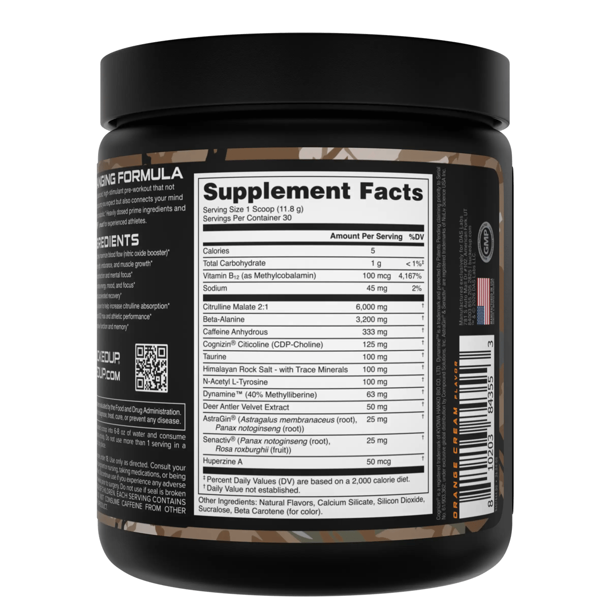 Image of BAMF - High Stimulant Nootropic Pre-Workout - Flavor - Hunt - Orange Cream - 4 / 5