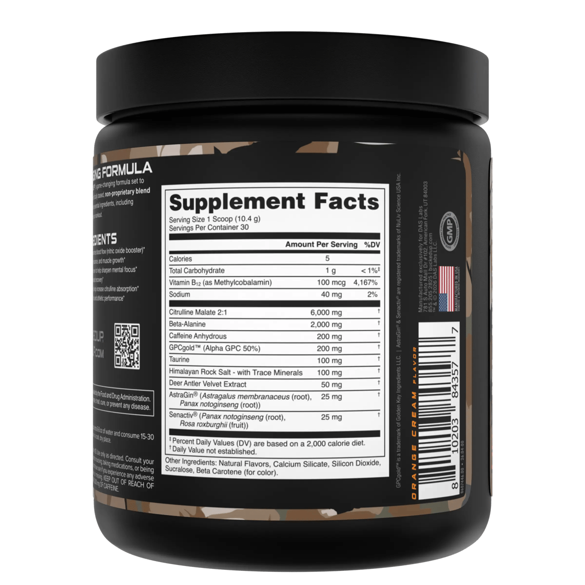 Image of Bucked Up Pre-Workout - Flavor - Hunt - Orange Cream - 4 / 5